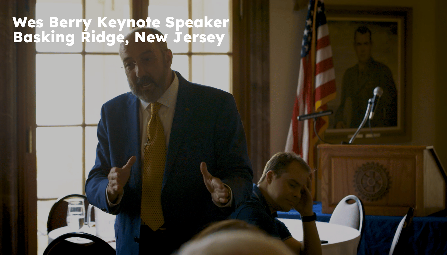 Basking Ridge Keynote Speaker. Basking Ridge NJ Motivational Speaker. Wes Berry