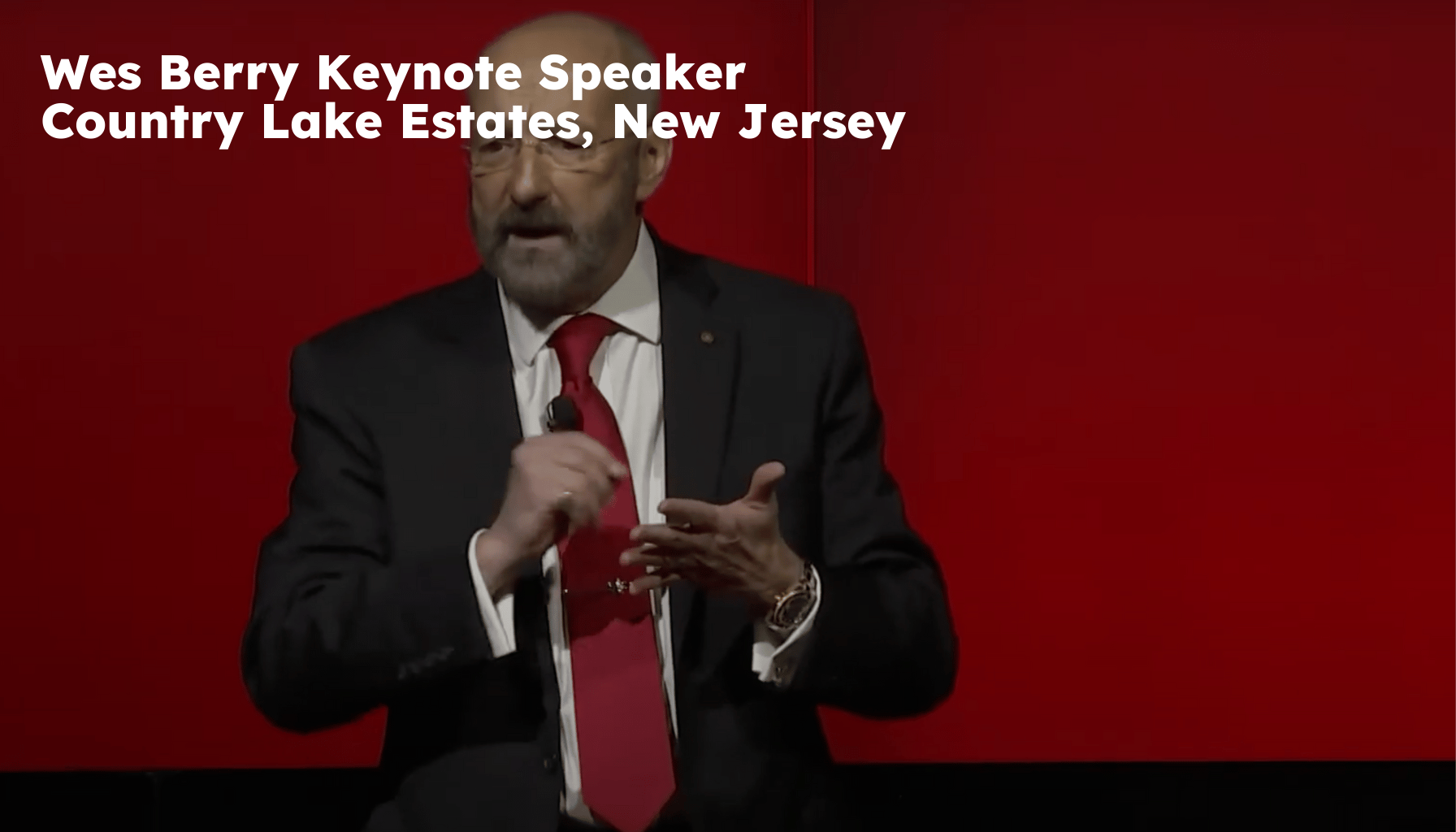 Country Lake Estates Keynote Speaker. Country Lake Estates NJ Motivational Speaker. Wes Berry