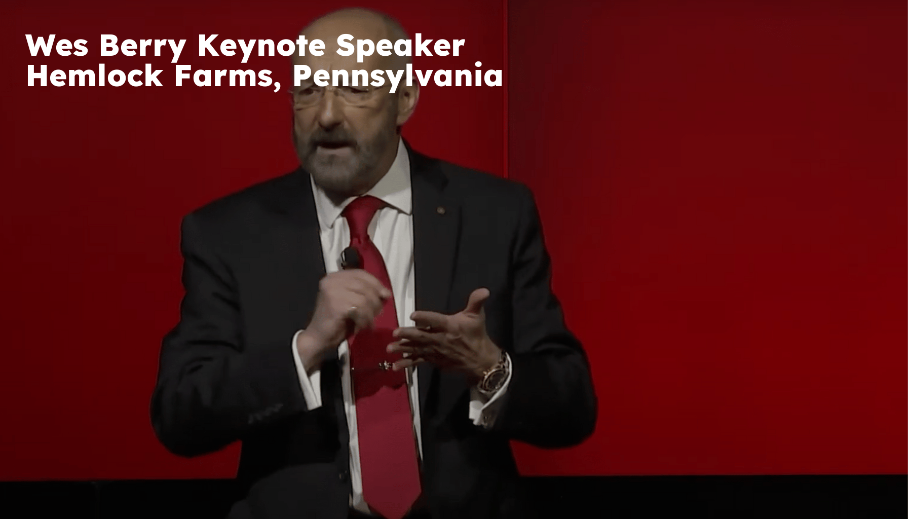 Hemlock Farms Keynote Speaker. Hemlock Farms PA Motivational Speaker. Wes Berry