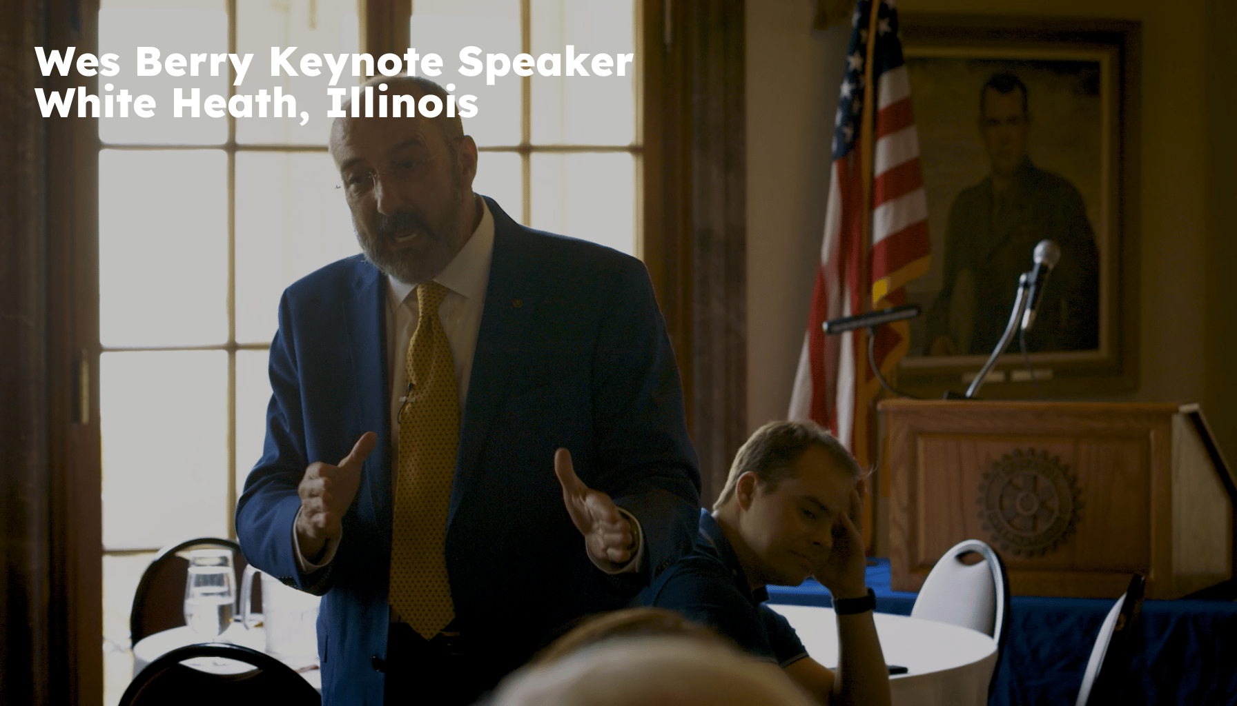 White Heath Keynote Speaker. White Heath IL Motivational Speaker. Wes Berry