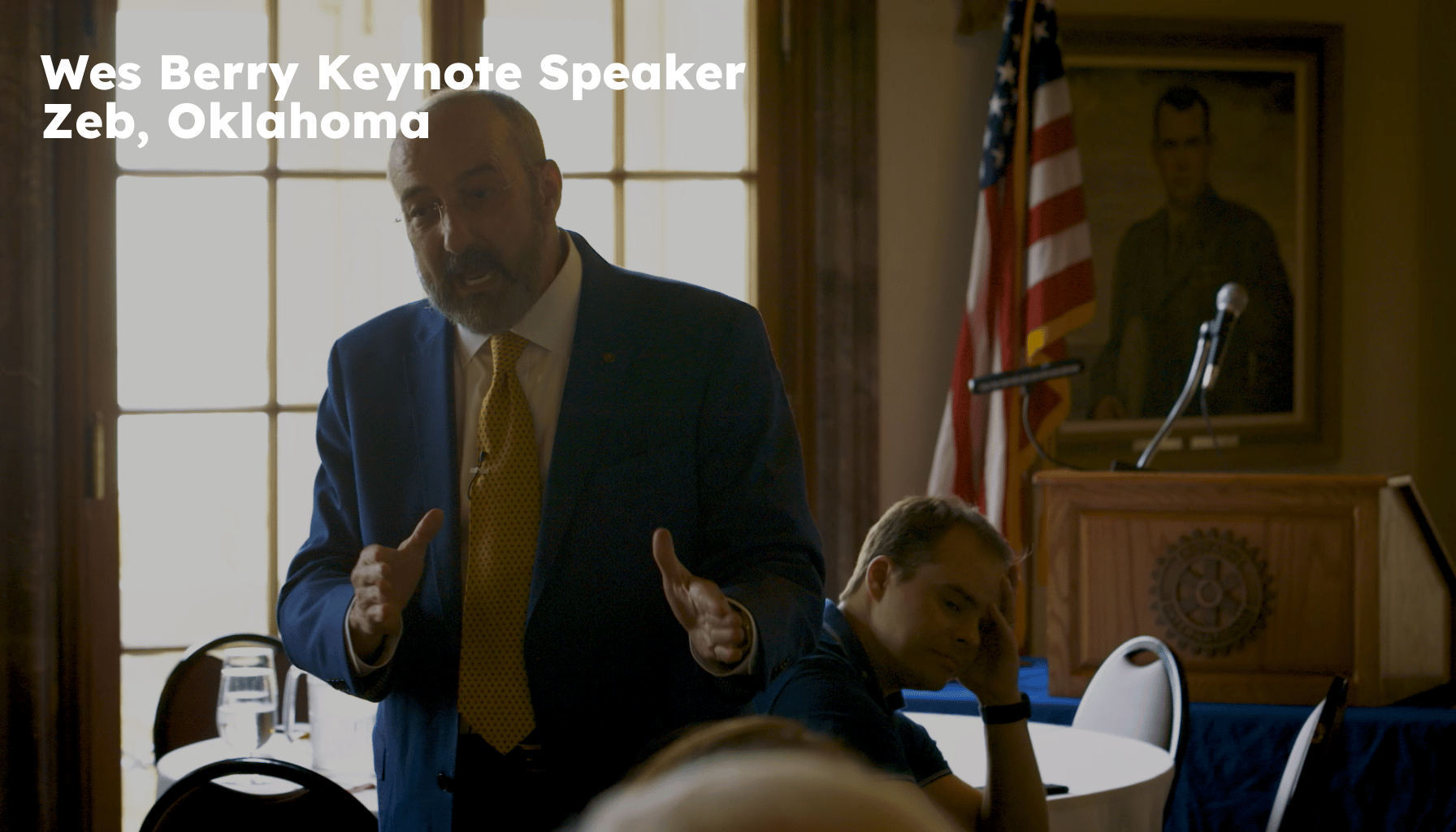 Zeb Keynote Speaker. Zeb OK Motivational Speaker. Wes Berry